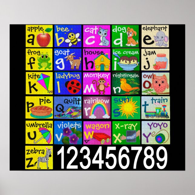 Alfabet Poster (Framsidan)