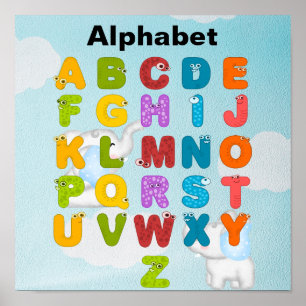 Alfabet poster