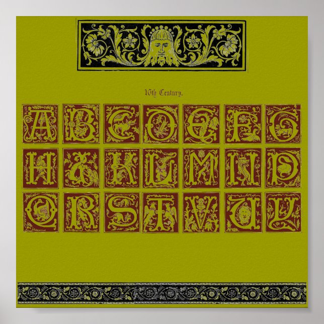 Alfabet Poster (Framsidan)