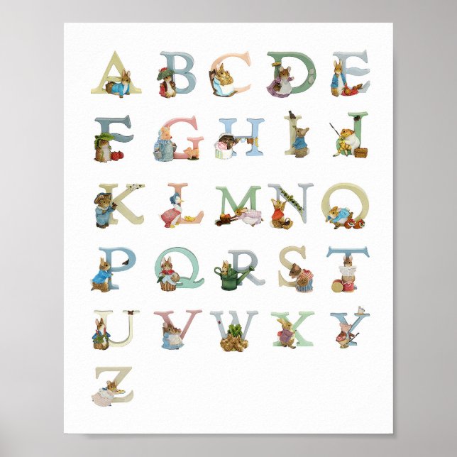 Alfabet Poster (Framsidan)