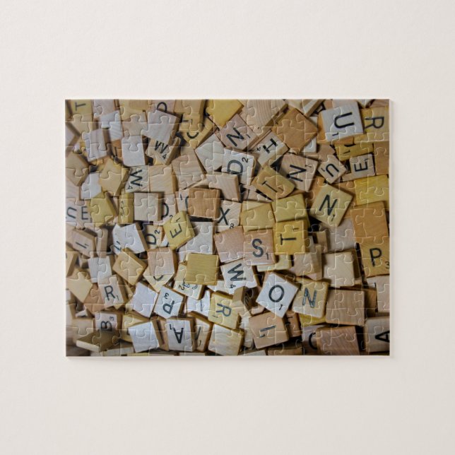 Alfabet Scramble - 8x10 - 110 pcs Pussel (Horisontell)