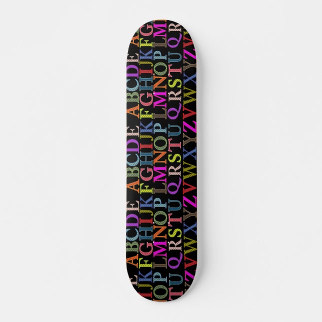 Alfabet Skateboard (Framsida)