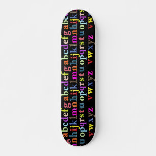 Alfabet Skateboard Bräda 19,5 Cm