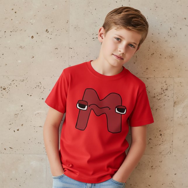 Alfabet T-Shirt Bokstav M (Skapare uppladdad)