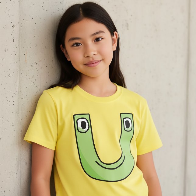 Alfabet T-Shirt Bokstav U (Skapare uppladdad)