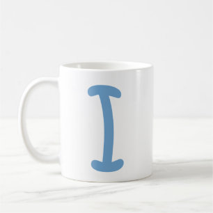 Alfabetbokstav I Kaffemugg