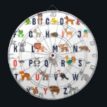 Alfabetdjur - gullig toppen! darttavla<br><div class="desc">Vänligt djurt alfabet!</div>