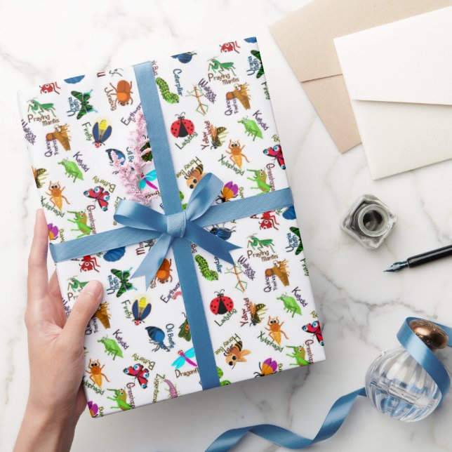Alfabetet Insekter Presentpapper (Gifting)
