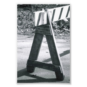 Alfabetfotobrev A2 svartvit 4x6 Fototryck
