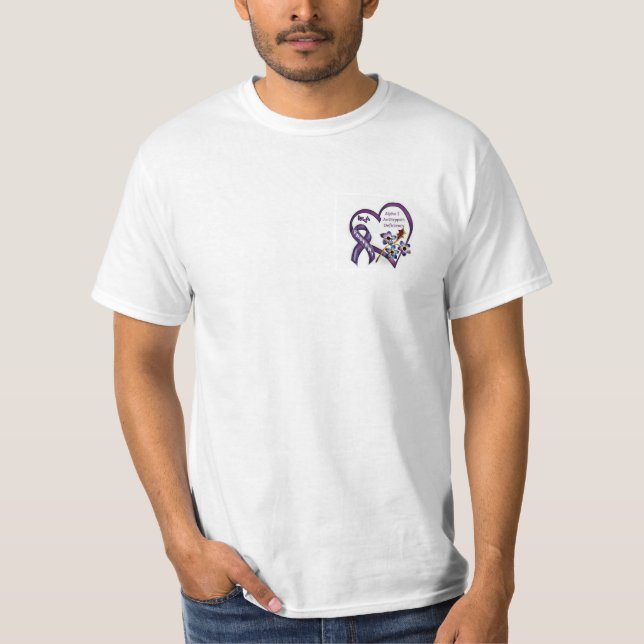 Alfabetisk 1 Antitrypsin bristutslagsplats T-shirt (Framsida)
