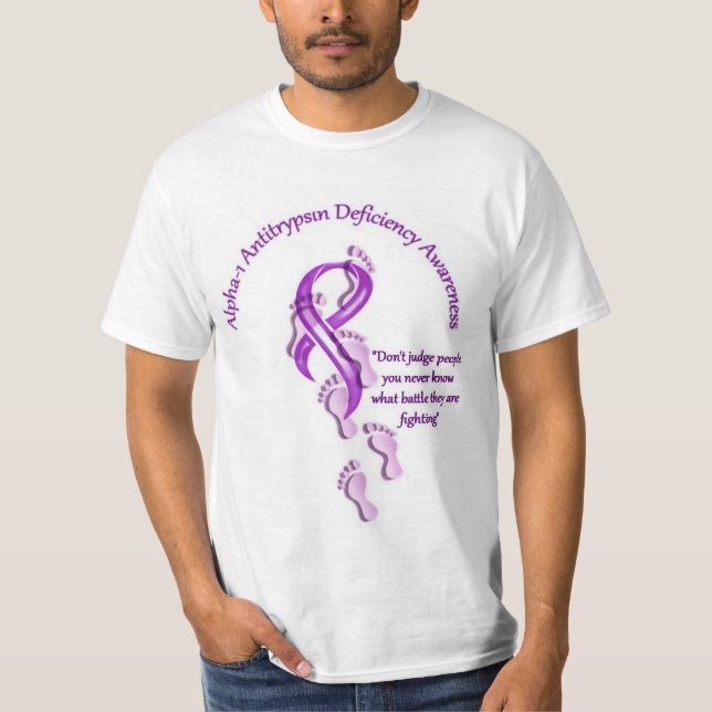 alfabetisk 1 antitrypsinbrist tee shirt (Framsida)
