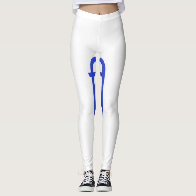 alfabetisk A Leggings (Framsida)