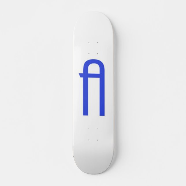 alfabetisk A Mini Skateboard Bräda 18,5 Cm (Framsida)
