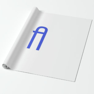 alfabetisk A Presentpapper