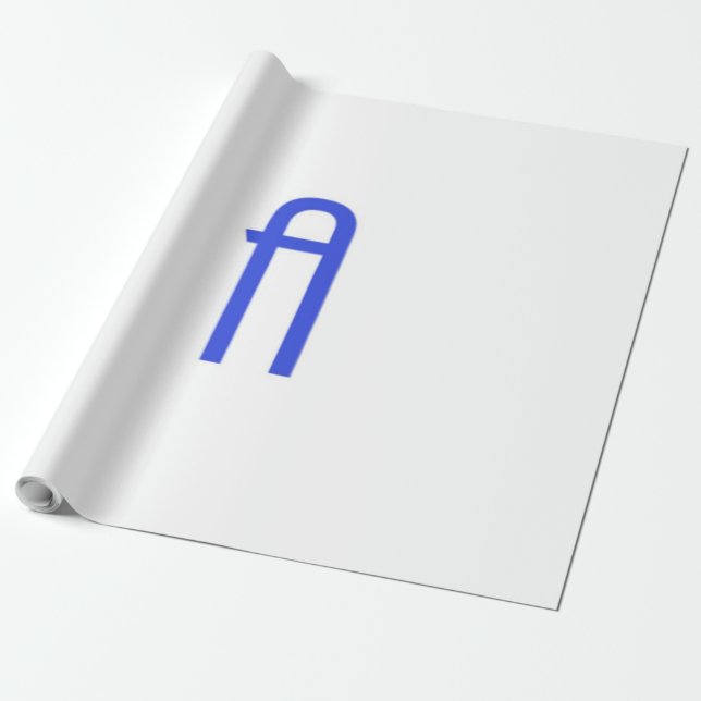 alfabetisk A Presentpapper (Utrullad)