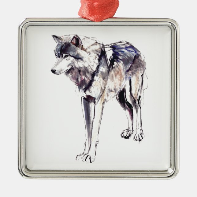 Alfabetisk Julgransprydnad Metall (Framsidan)