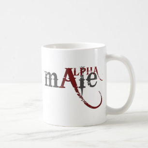 Alfabetisk manlig kaffemugg