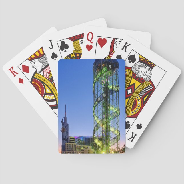 Alfabetisk Torn Casinokort (Baksidan)