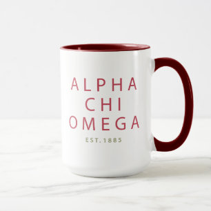 AlfabetiskChi Omega   Est. 1885 Mugg