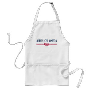 AlfabetiskChi Omega - USA Förkläde
