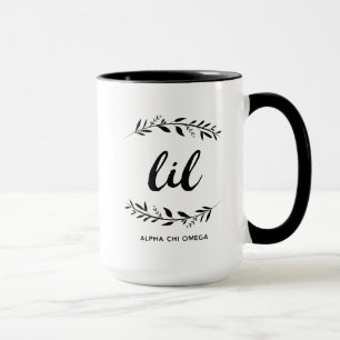 AlfabetiskChiOmega Lil kran Mugg