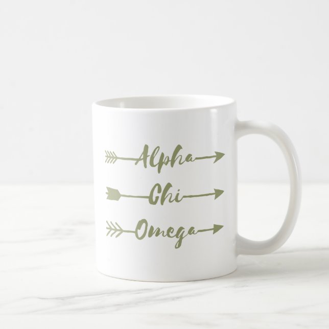 AlfabetiskChiOmega | pilar Kaffemugg (Höger)