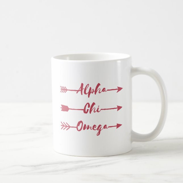 AlfabetiskChiOmega | pilar Kaffemugg (Höger)