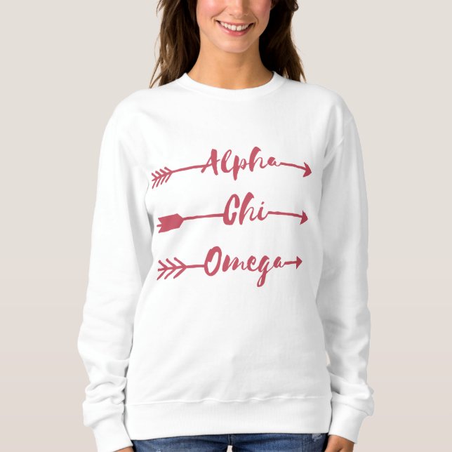 AlfabetiskChiOmega | pilar T-shirt (Framsida)
