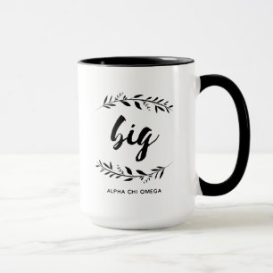 AlfabetiskChiOmega stor kran Mugg