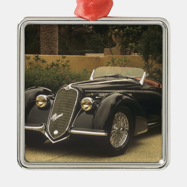 Alfabetisken Romeo 8C 2900B är ett mycket Julgransprydnad Metall (Framsidan)