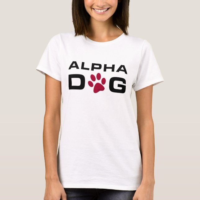 Alfabetiskhund T Shirt (Framsida)