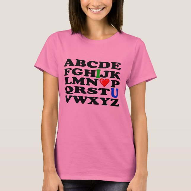 ALFABETKÄRLEK TEE SHIRT (Framsida)