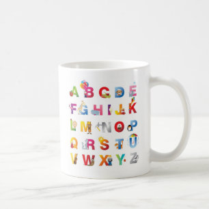 alfabetmugg kaffemugg