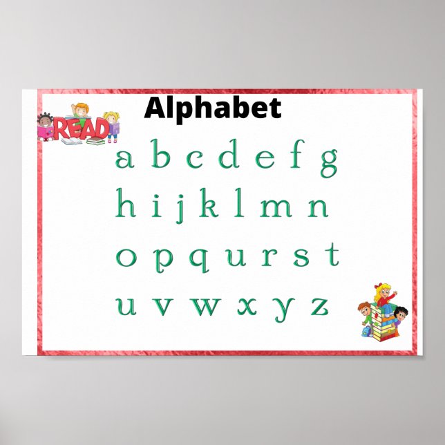 Alfabetposter Poster (Framsidan)