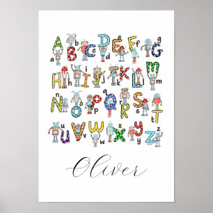 Alfabetrobotar Poster