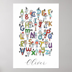 Alfabetrobotar Poster