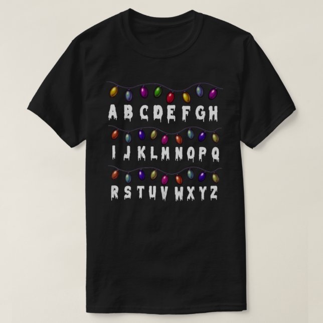 Alfabetvägg T Shirt (Design framsida)