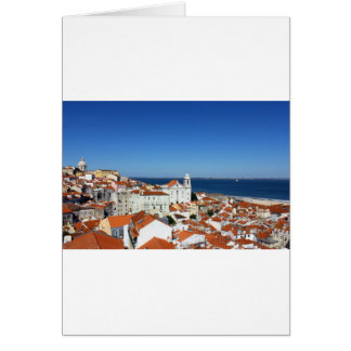 Alfama, Lisboa, Portugal Hälsningskort