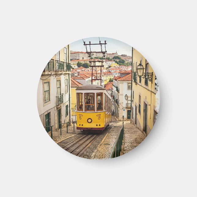 Alfama, Lisboa - Portugal - Tram Magnet (Framsidan)