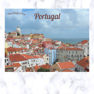 Alfama Lissabon Portugal Vykort