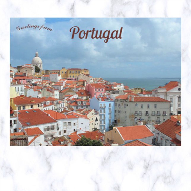 Alfama Lissabon Portugal Vykort (Skapare uppladdad)