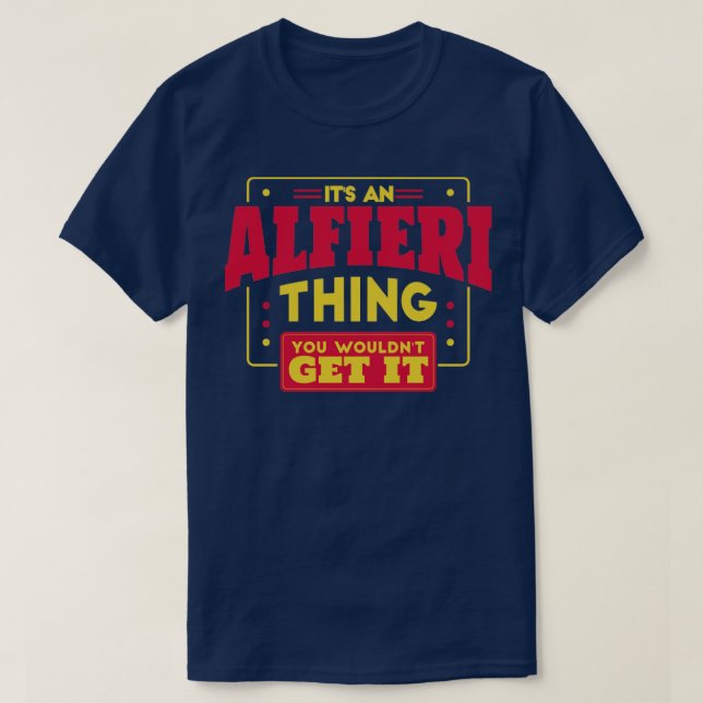 Alfieri T Shirt (Design framsida)