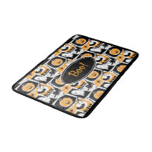 Alfombrilla De Baño Beware of the cat!