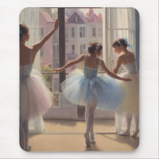 Alfombrilla de rató Bailarinas frente a la ventana Musmatta