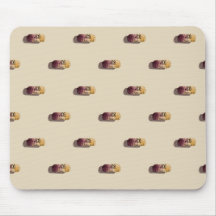 Alfombrilla de ratón con acuarela de corchos