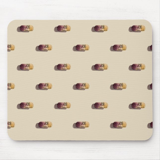 Alfombrilla de ratón con acuarela de corchos musmatta (Framsidan)