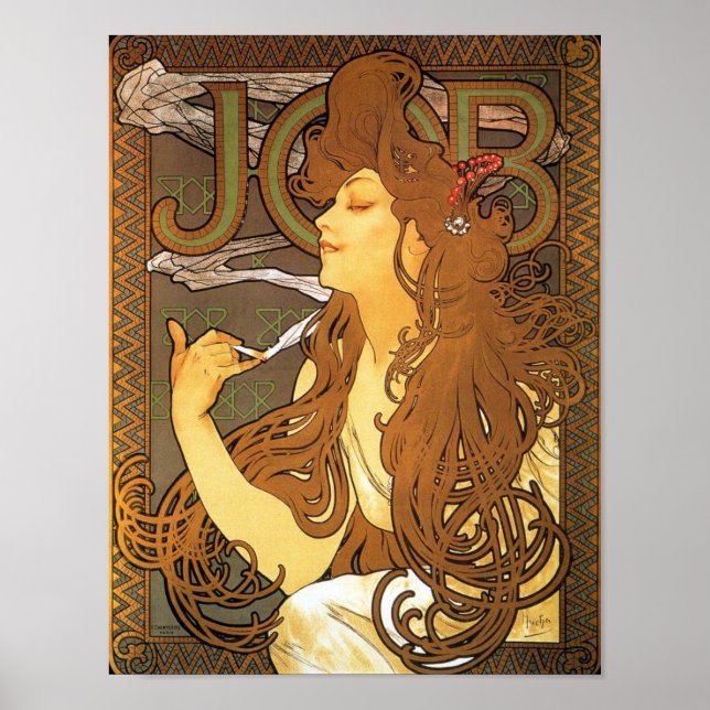 Alfons M. Mucha Poster (Framsidan)