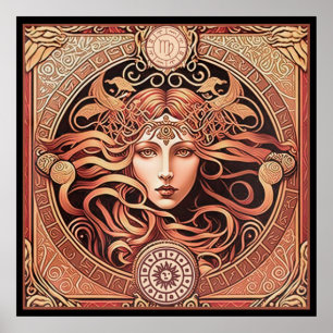 Alfons Maria Mucha ~ Art nouveau 1 300 alfoner Poster