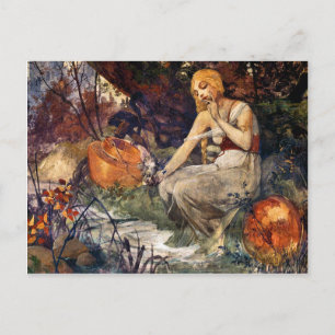 Alfons Mucha 1896 Vykort