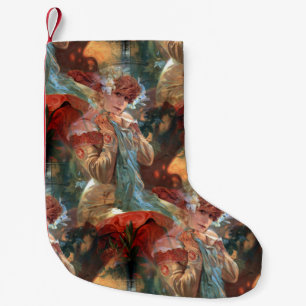 Alfons Mucha 1903 Lefevre Utile Liten Julstrumpa